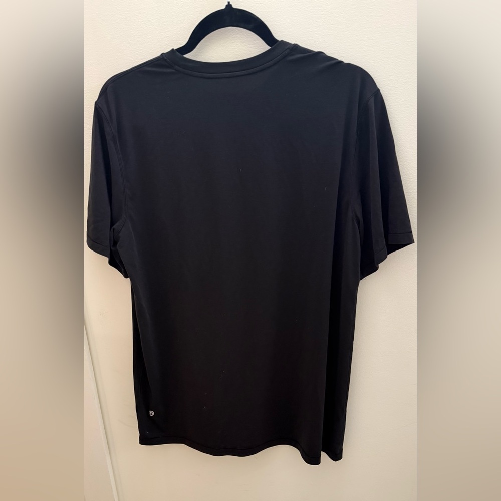 lululemon athletica Black Jersey Training Short Sleeve Shirt - Picture 3 of 4